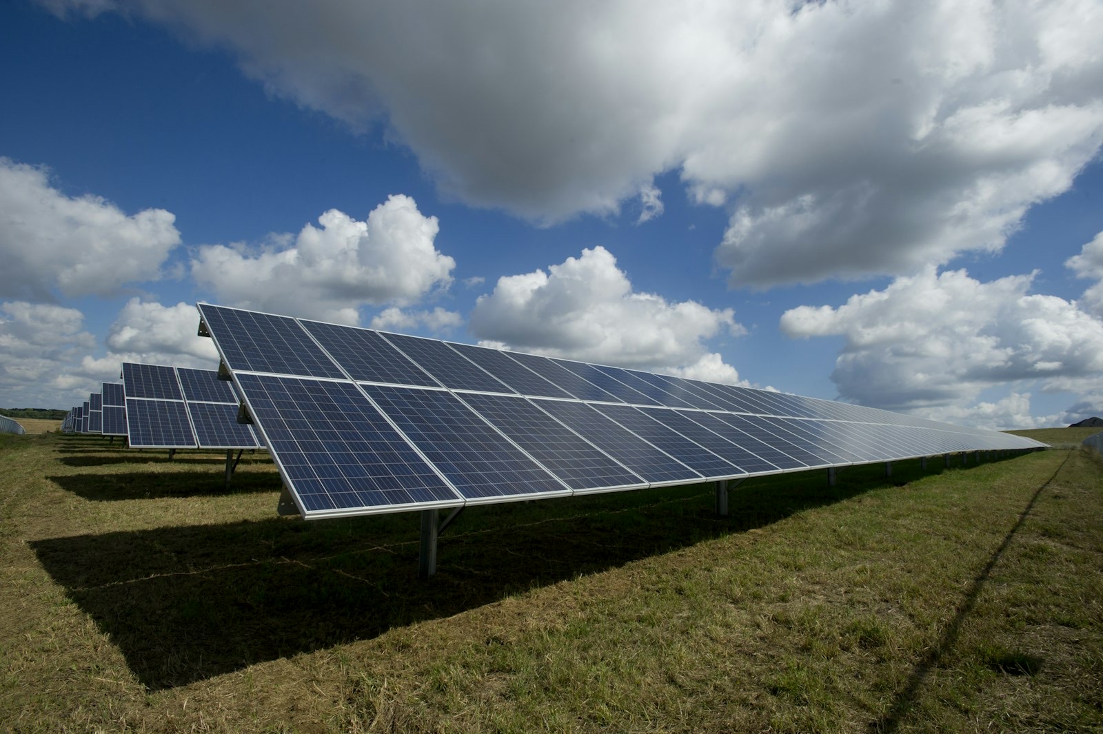 Panneaux solaires orientés plein sud